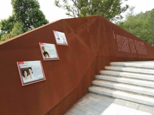 涵江耐候钢挡土墙
